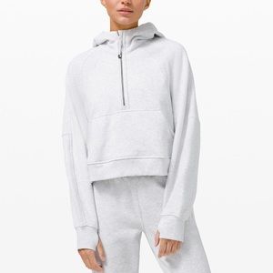 Lululemon Scuba Half Zip Grey XS/S NWT